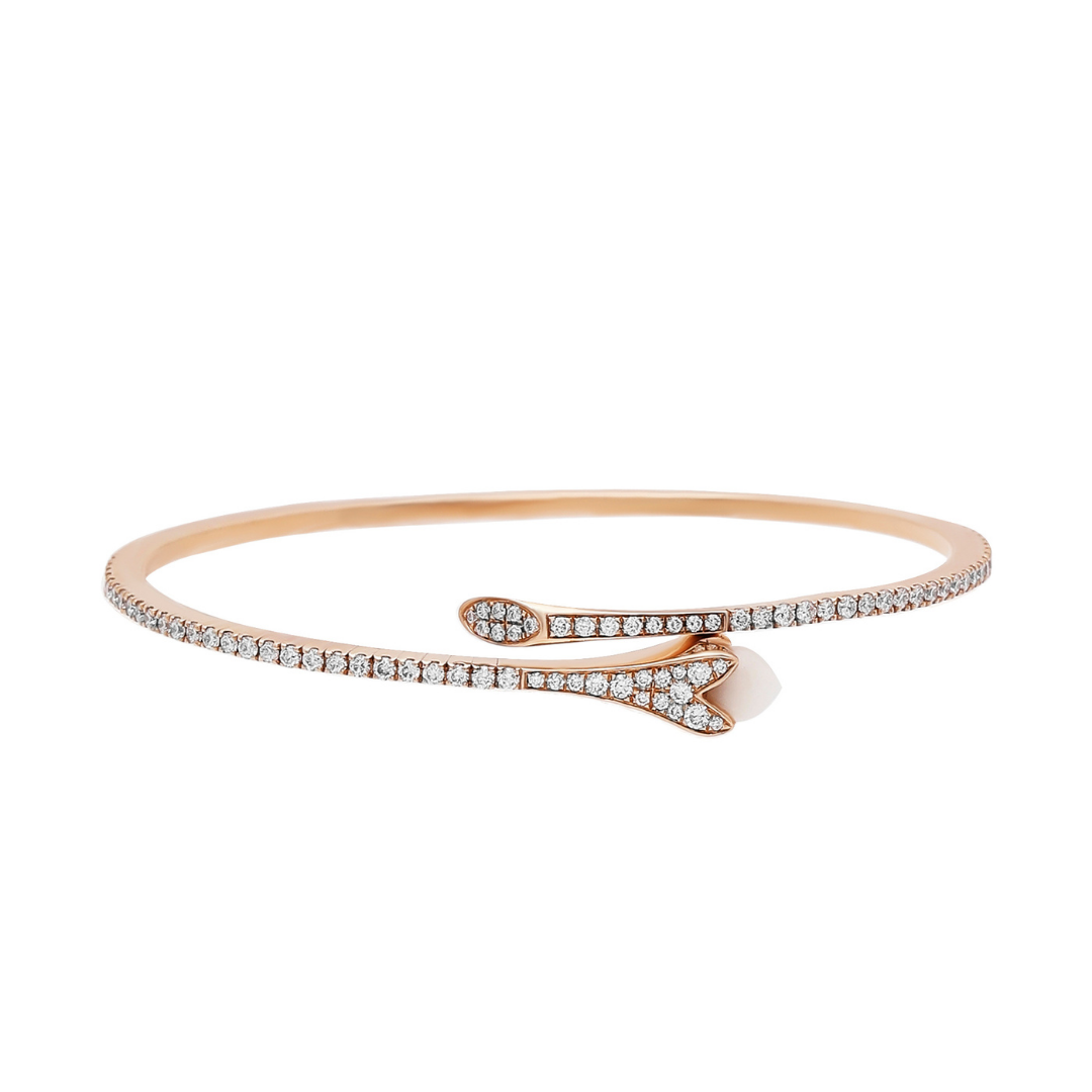 Tulip One Flower Small Bangle