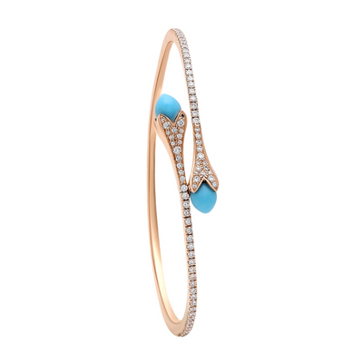 Tulip Two Flower Small Bangle