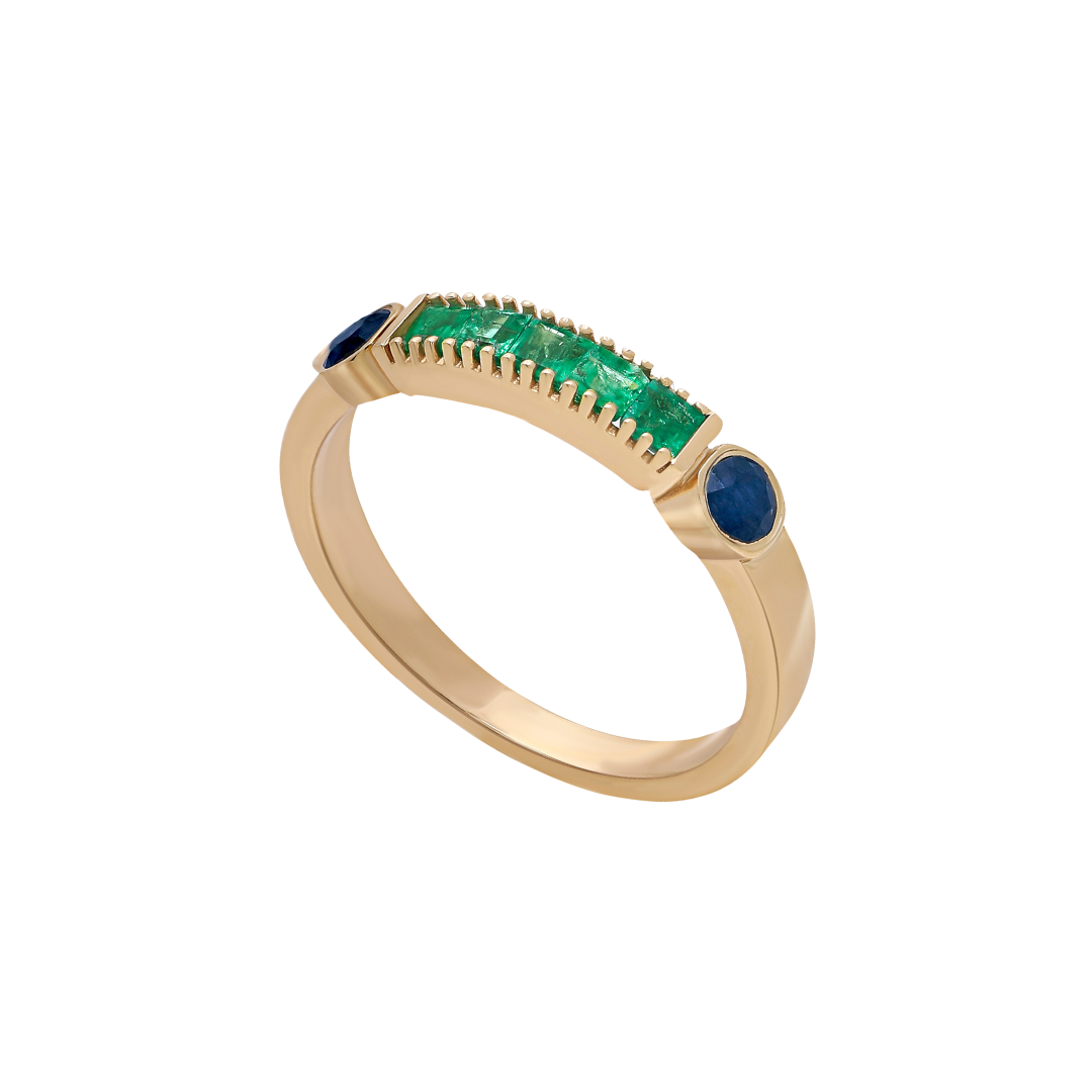 Lotus One Line Ring