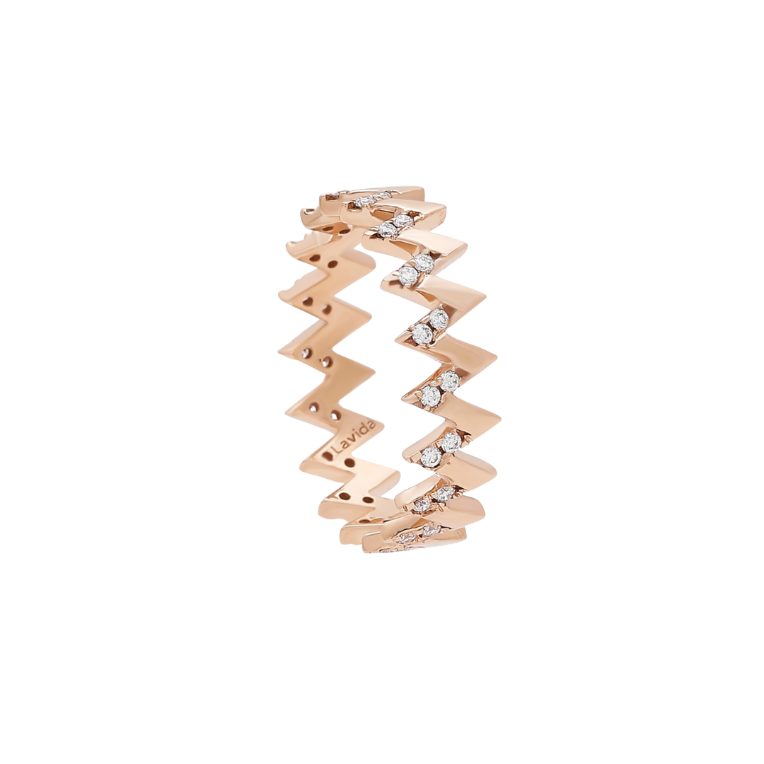 Viva Small Zigzag Diamond Ring