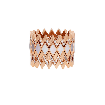 Viva Small Zigzag Diamond Ring