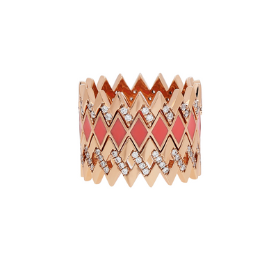 Viva Small Zigzag Diamond Ring