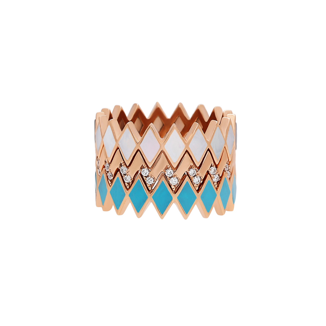 Viva Small Zigzag Diamond Ring