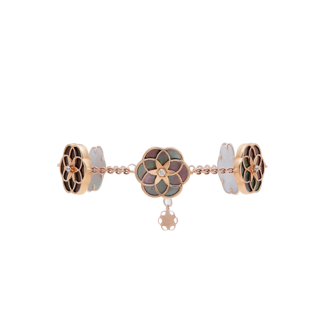 Flower of Life Bracelet, 5 Flowers