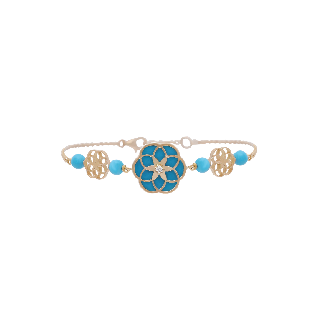 Flower of Life Bracelet, 1 Flower