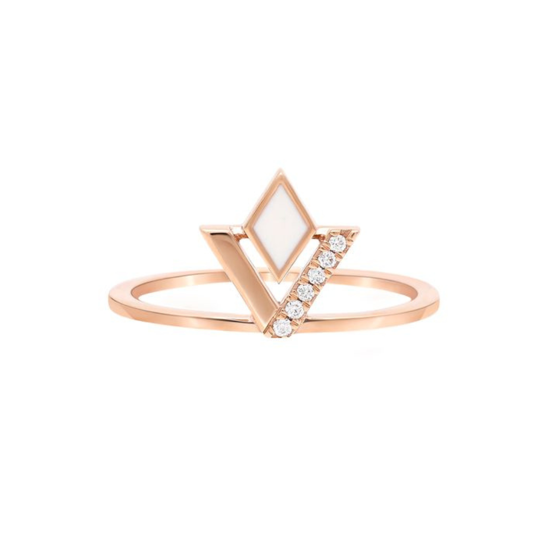 Viva V 1 Motif Diamond Ring