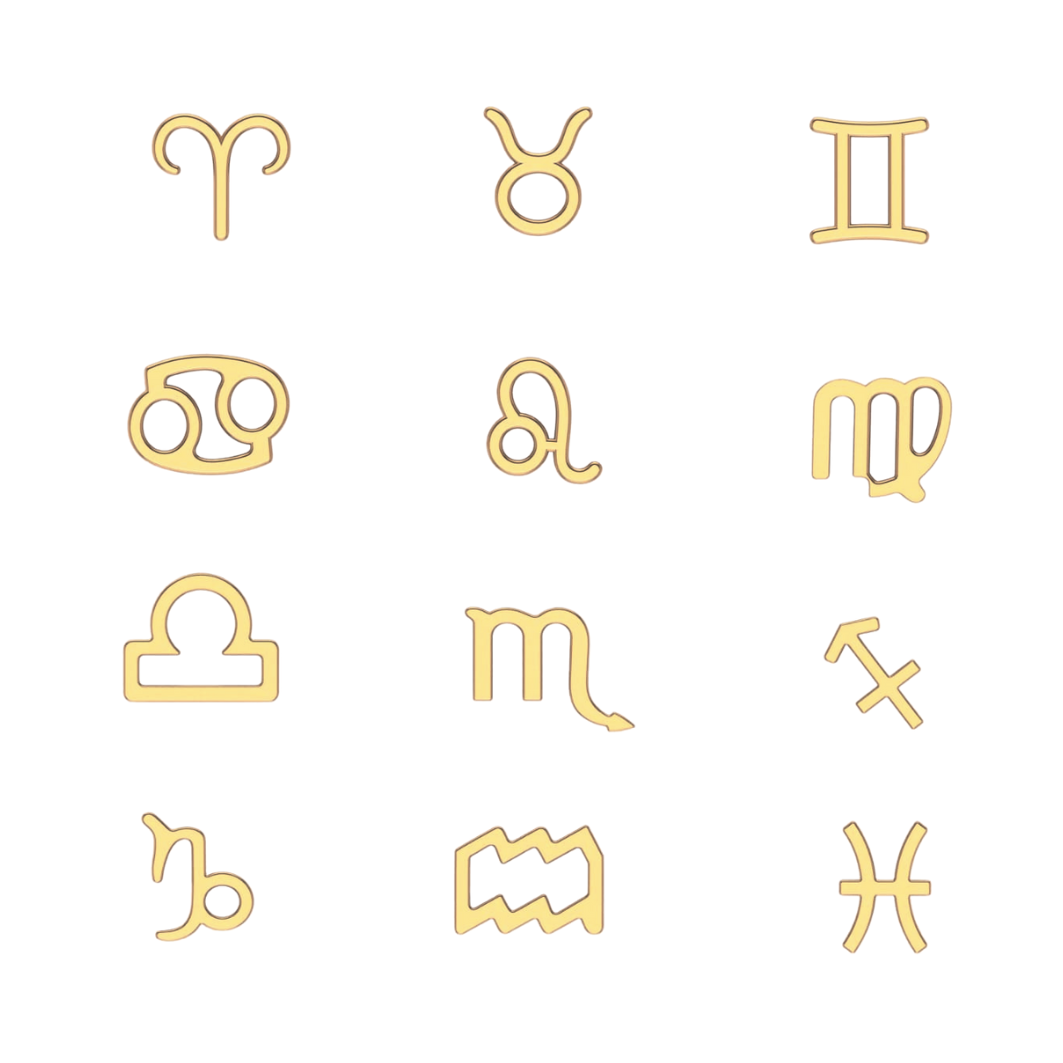 MIA Gold Horoscope Charm