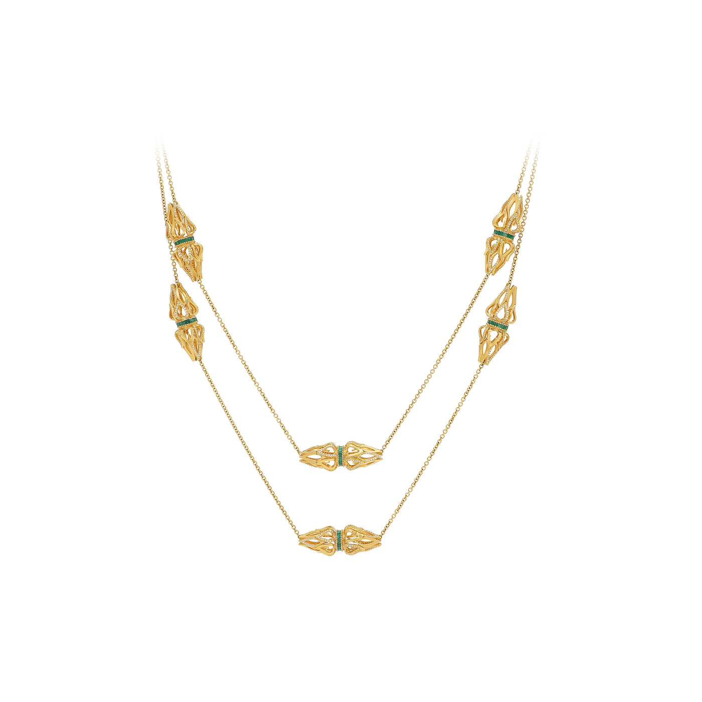 Lotus Long Necklace